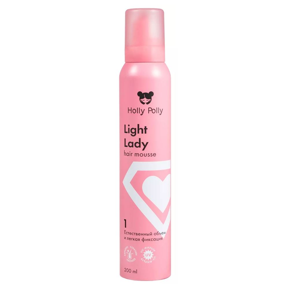 Holly Polly Hair Care Light Lady Hair Mousse Мусс для волос Естественный объем и легкая фиксация