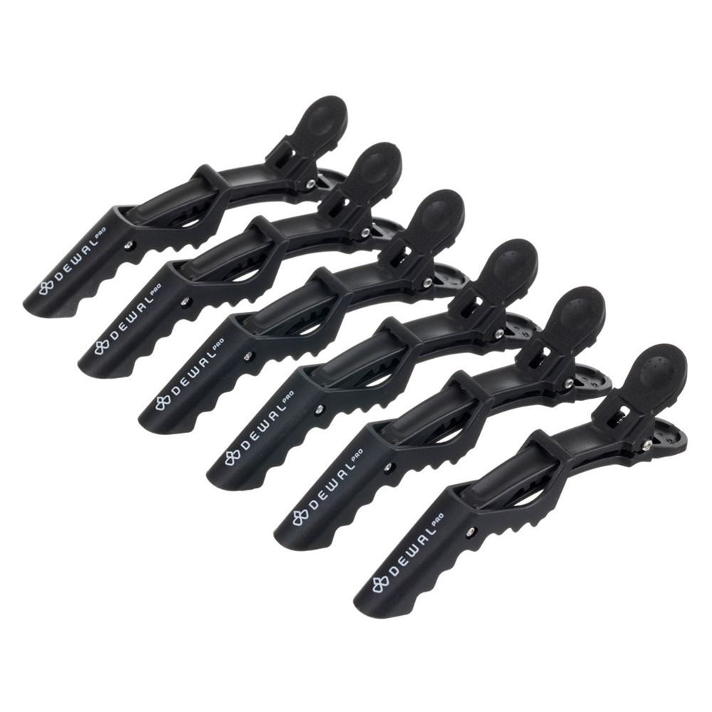 Dewal Professional Аксессуары для волос CL-36859 Зажим для волос черный, карбон, 11.2 см, 6 шт/уп Зажим для волос черный, карбон, 11.2 см, 6 шт/уп