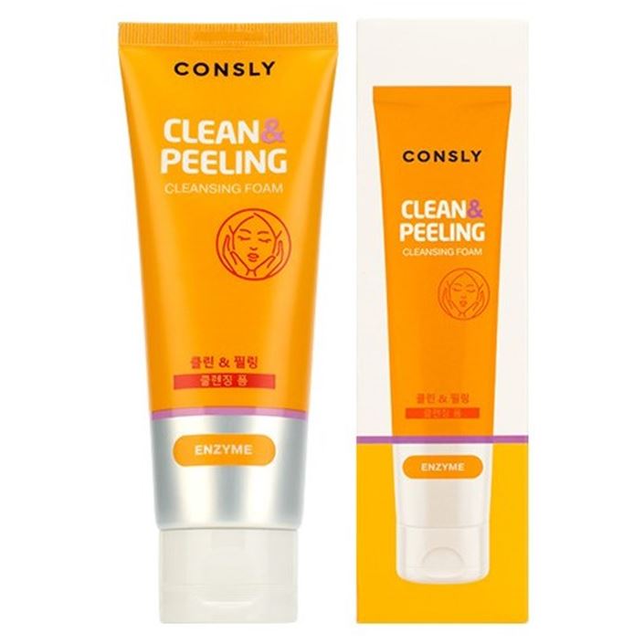 Consly Face Care Enzyme Cleansing Foam «Clean & Peeling» Энзимная обновляющая пенка для умывания с папаином