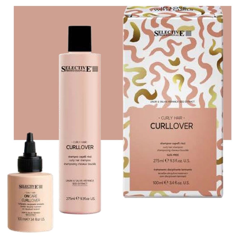 Selective Professional Curllover Набор XMAS CURLLOVER BOX Набор для вьющихся и пушащихся волос: шампунь, флюид