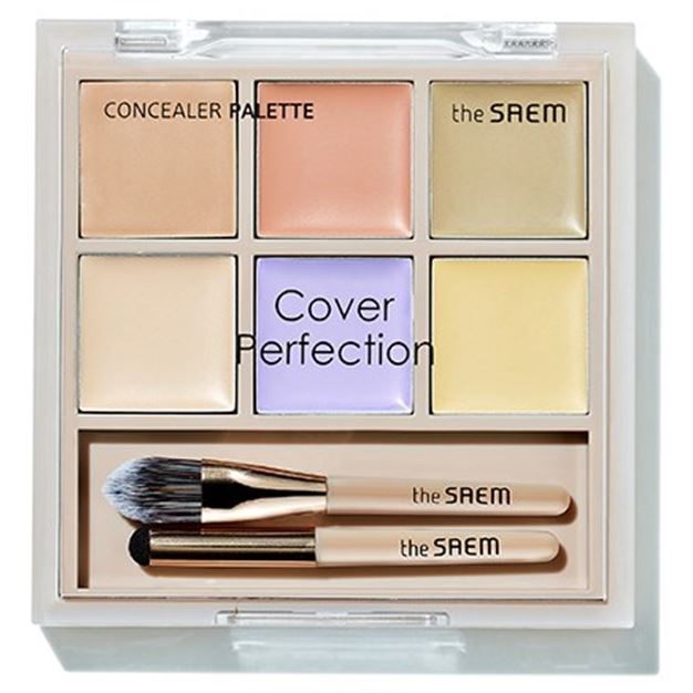 The Saem Make Up Cover Perfection Concealer Palette Консилер для лица палетка 