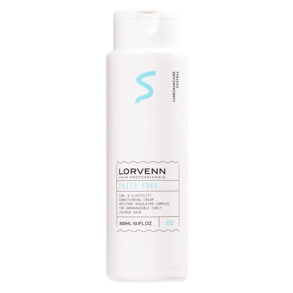 Lorvenn Hair Professionals Frizz Free Frizz Free Curl & Elasticity Conditioning Cream Увлажняющий крем-кондиционер для непослушных, вьющихся-окрашенных волос