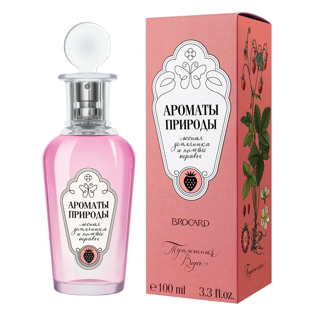 Fragrance Brocard Ароматы Природы. Лесная земляника и полевые травы Аромат группы фруктовые цветочные 