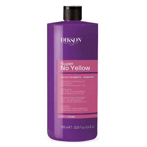 Dikson DiksoPrime  Super No Yellow Shampoo Питательный шампунь против желтизны для светлых, осветленных или седых волос 