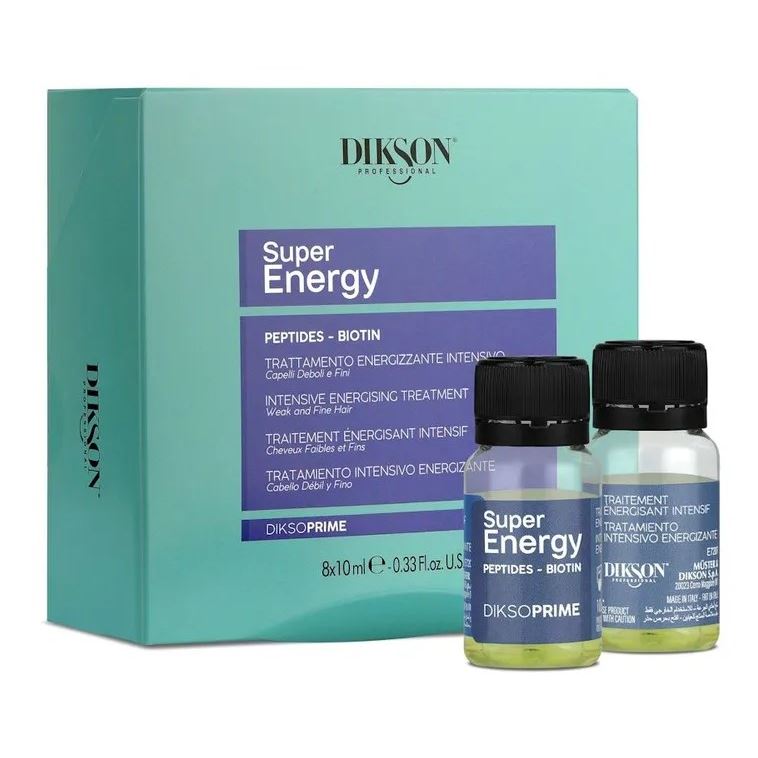 Dikson DiksoPrime  Diksoprime Super Energy Peptides-Biotin Energizzante Лосьон для активизации роста, ослабленных  и тонких волос 