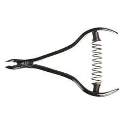 CN06-80024 Кусачки для кутикулы 6 мм, черные глянцевые