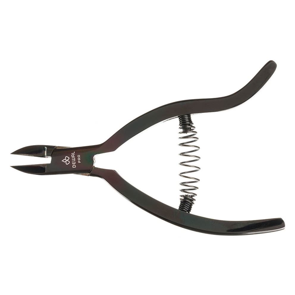 Dewal Professional Аксессуары для маникюра и педикюра PN18-80016 Кусачки для вросшего ногтя 18 мм, черные глянцевые Кусачки для вросшего ногтя 18 мм, черные глянцевые