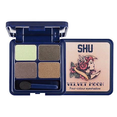 SHU Make Up Velvet Moon  Четырехцветные тени для век