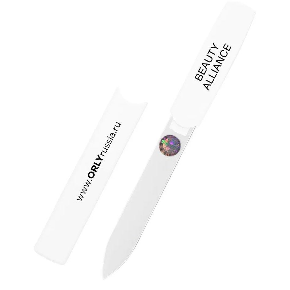 ORLY Инструменты и аксессуары Crystal Line mini White Стеклянная двусторонняя пилка (абразивность: 360) 
