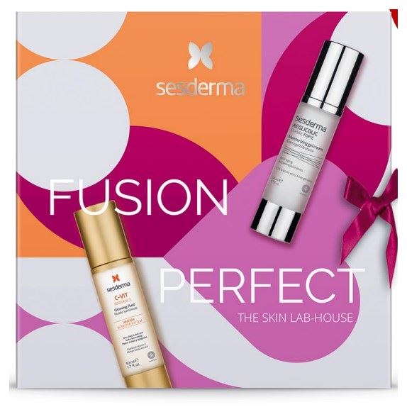 Sesderma Acglicolic Набор Fusion Perfect - Acglicolic Classic Forte & C-Vit Radiance Набор Acglicolic Classic Forte & C-Vit Radiance: крем-гель, флюид