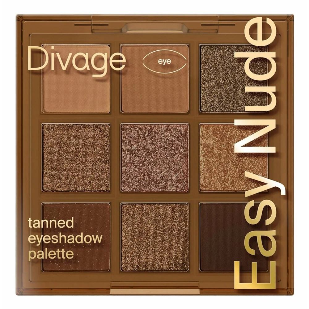 Divage Make Up Easy Nude Tanned Palette Палетка теней для век 