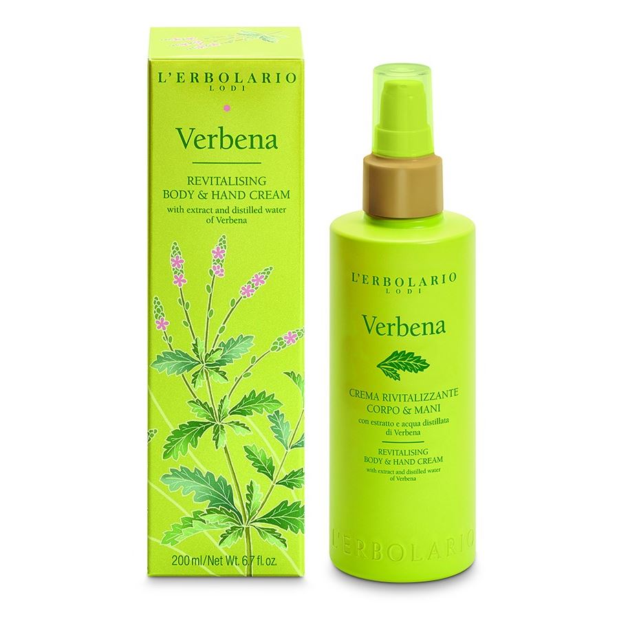 L`Erbolario Body Care Verbena Revitalising Body & Hand Cream Восстанавливающий крем для тела и рук