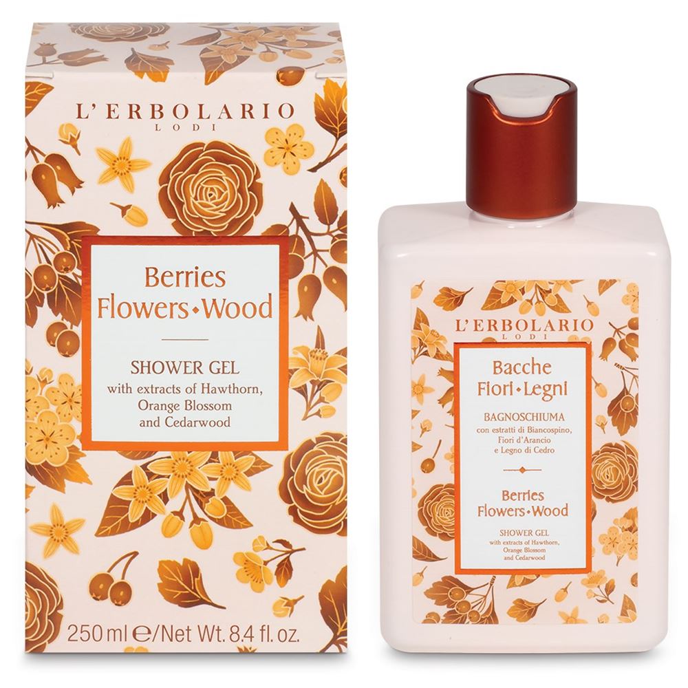 L`Erbolario Body Care Berries Flowers Wood Shower Gel  Гель для душа