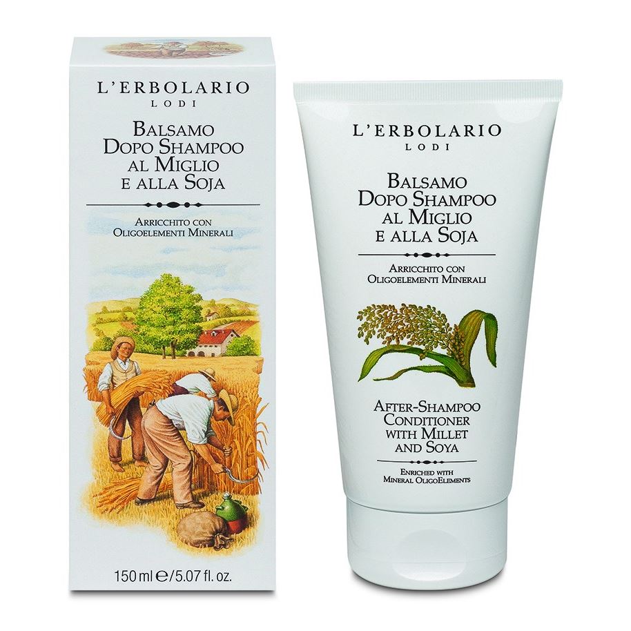 L`Erbolario Hair Care After Shampoo Conditioner with Millet and Soya Кондиционер для сухих волос