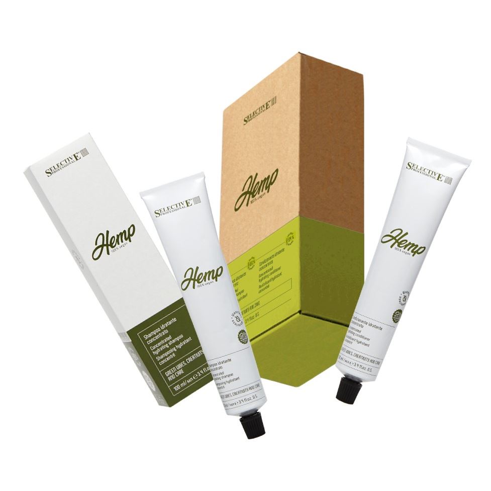 Selective Professional Hemp Набор Hemp Waterless  Набор: увлажняющий шампунь, увлажняющий кондиционер