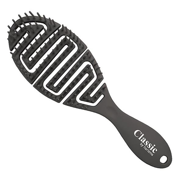 Harizma Professional Щетки и расчески для волос h10682 Щетка для волос овальная продувная черная Щетка для волос овальная продувная черная
