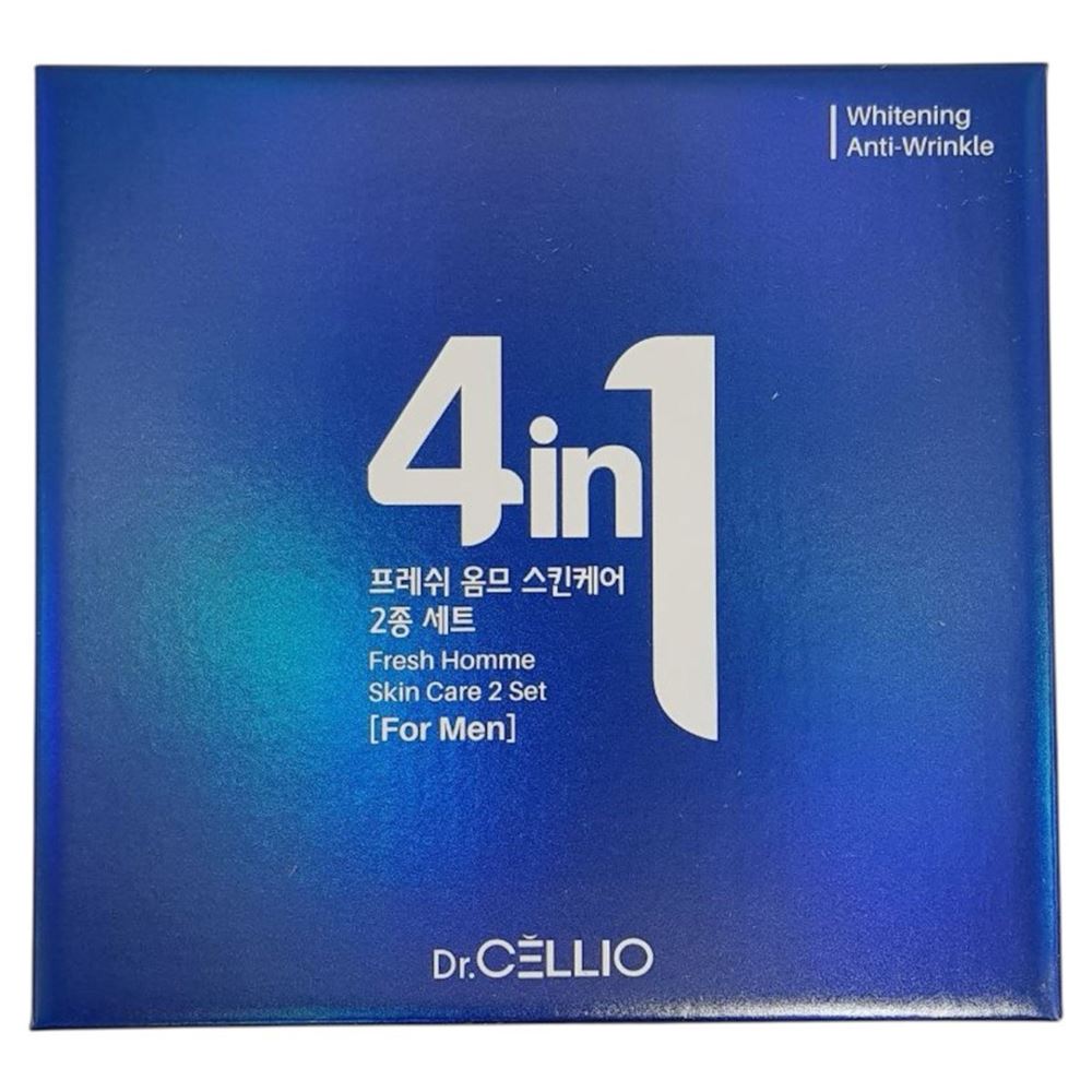 Dr.Cellio Face Care Набор 4 in 1 Fresh Homme Skin Care 2 Set Набор уходовый для мужской кожи лица  