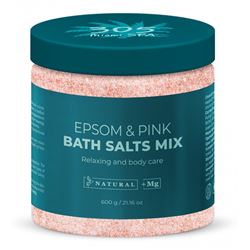 Epsom & Pink Bath Salts Mix 