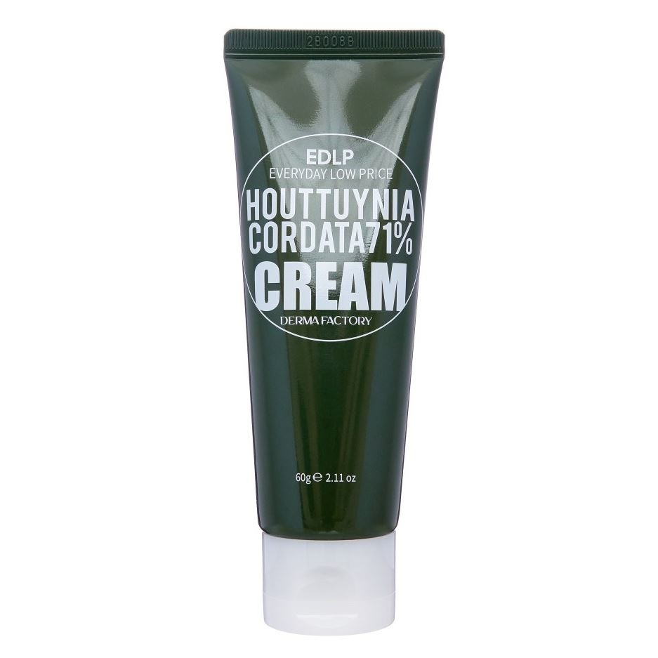 Derma Factory Cleansing Houttuynia Cordata 71% Cream  Крем для лица с экстрактом цветка хауттюйнии 
