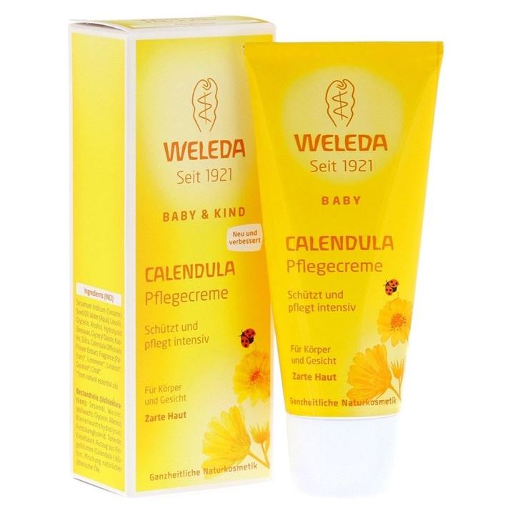 Weleda Для Малышей Крем питательный Календула Детский питательный крем для тела с календулой