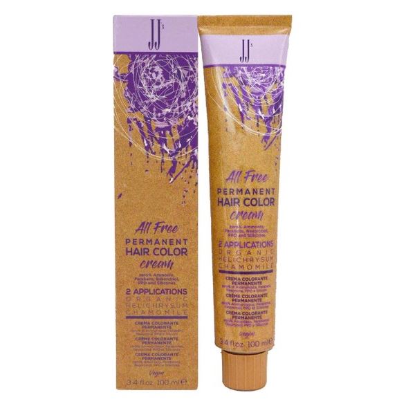 JJ's Hair Coloring All Free Permanent Hair Color  Перманентная краска для волос без аммиака 