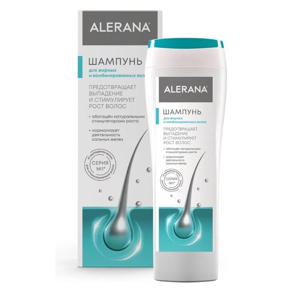Alerana Профилактика выпадения волос Шампунь для жирных волос Алерана Шампунь для жирных и комбинированных волос