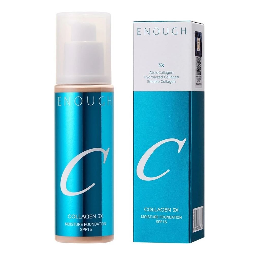 Enough Make Up 3x Collagen Moisture Foundation SPF15 Основа тональная для лица с коллагеном