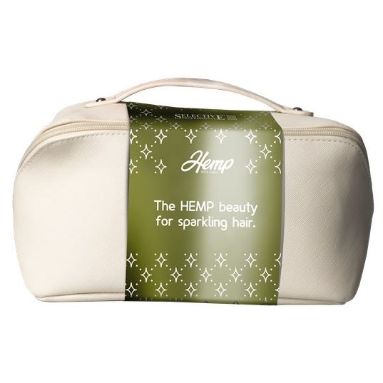 Selective Professional Hemp Набор The HEMP ritual for sparkling hair  Набор: шампунь, кондиционер, эликсир, сумочка