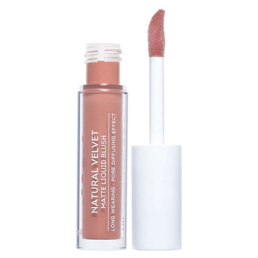 Seventeen Make Up Natural Velvet Matte Liquid Blush Натуральные бархатные матовые жидкие румяна