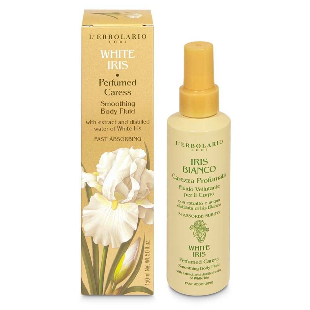 L`Erbolario Body Care White Iris Perfumed Caress Smoothing Body Fluid  Увлажняющий крем-флюид для тела