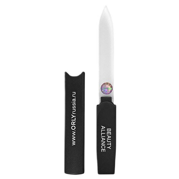 ORLY Инструменты и аксессуары Crystal Line mini Black Стеклянная двусторонняя пилка (абразивность: 360) 