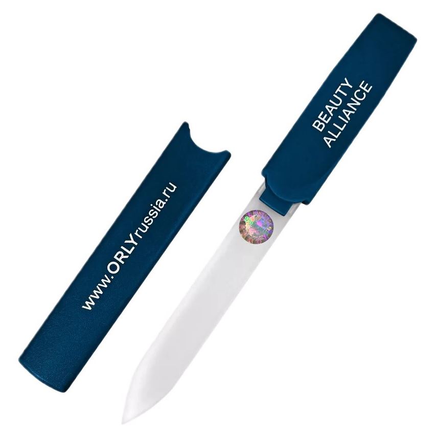 ORLY Инструменты и аксессуары Crystal Line mini Dark Blue Стеклянная двусторонняя пилка (абразивность: 360) 