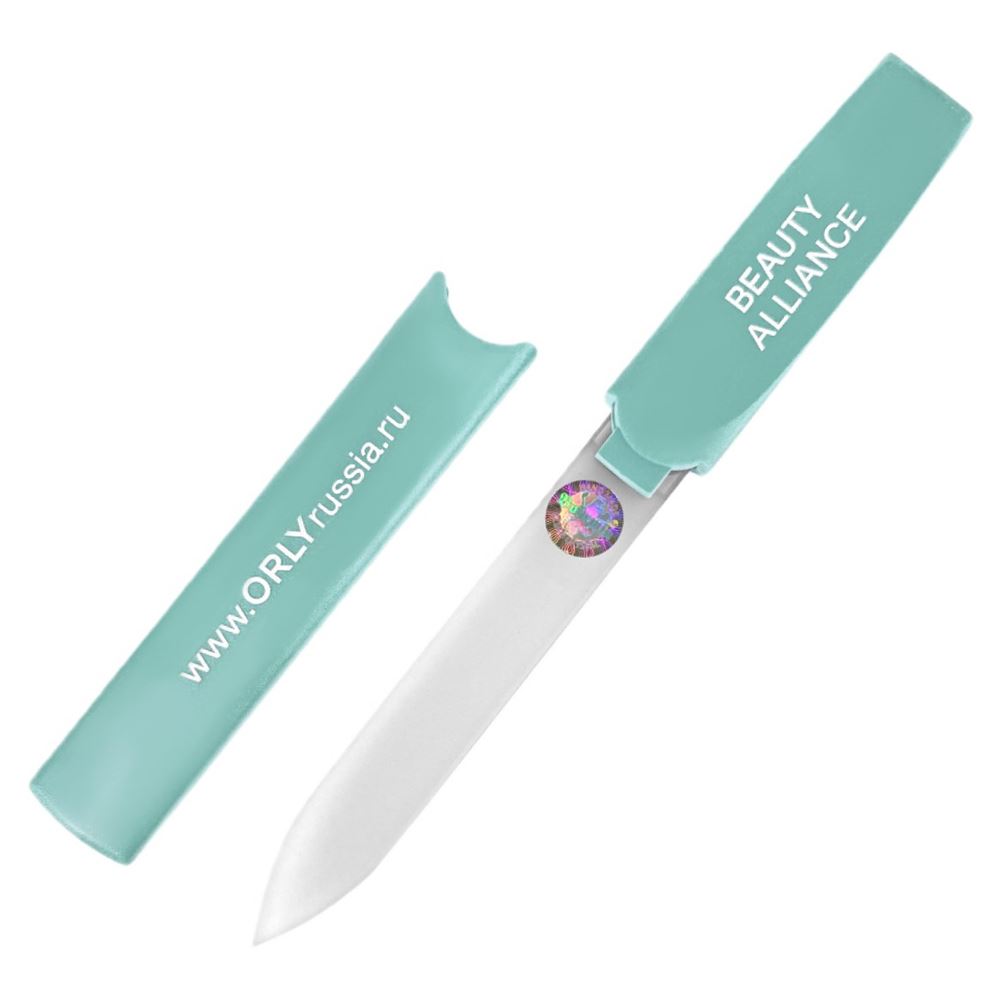 ORLY Инструменты и аксессуары Crystal Line mini Menthol  Стеклянная двусторонняя пилка (абразивность: 360) 