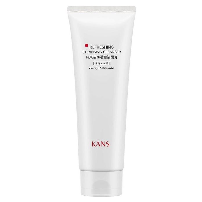 Kans Slim Waist Refreshing Cleansing Cleanser Освежающая кремовая пенка для умывания