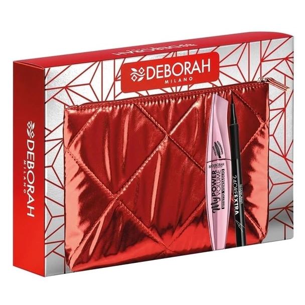 Deborah Milano Make Up N.09 Set My Power Volume +  Eyeliner 24 Ore Extra Набор в косметичке № 09: Тушь для ресниц+ Подводка для глаз