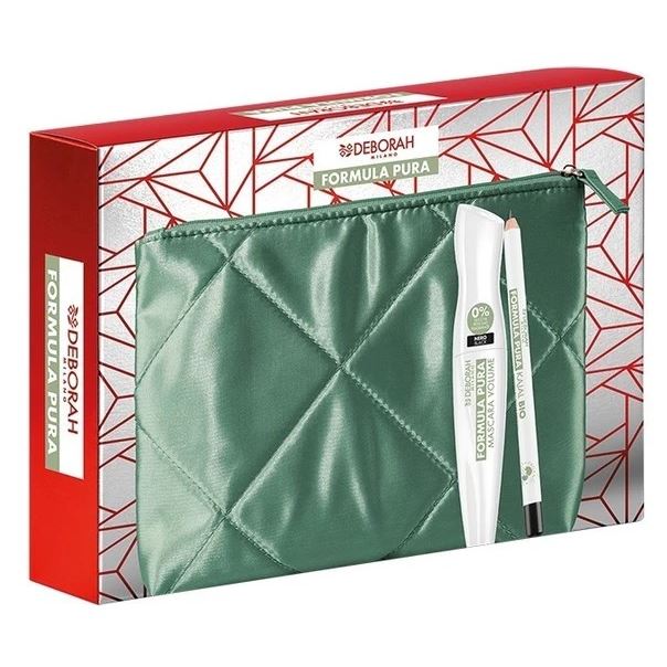 Deborah Milano Make Up N.12 Set Formula Pura Volume Bio +  Kajal Bio Formula Pura Набор в косметичке№12: Тушь для ресниц+ Карандаш для глаз 