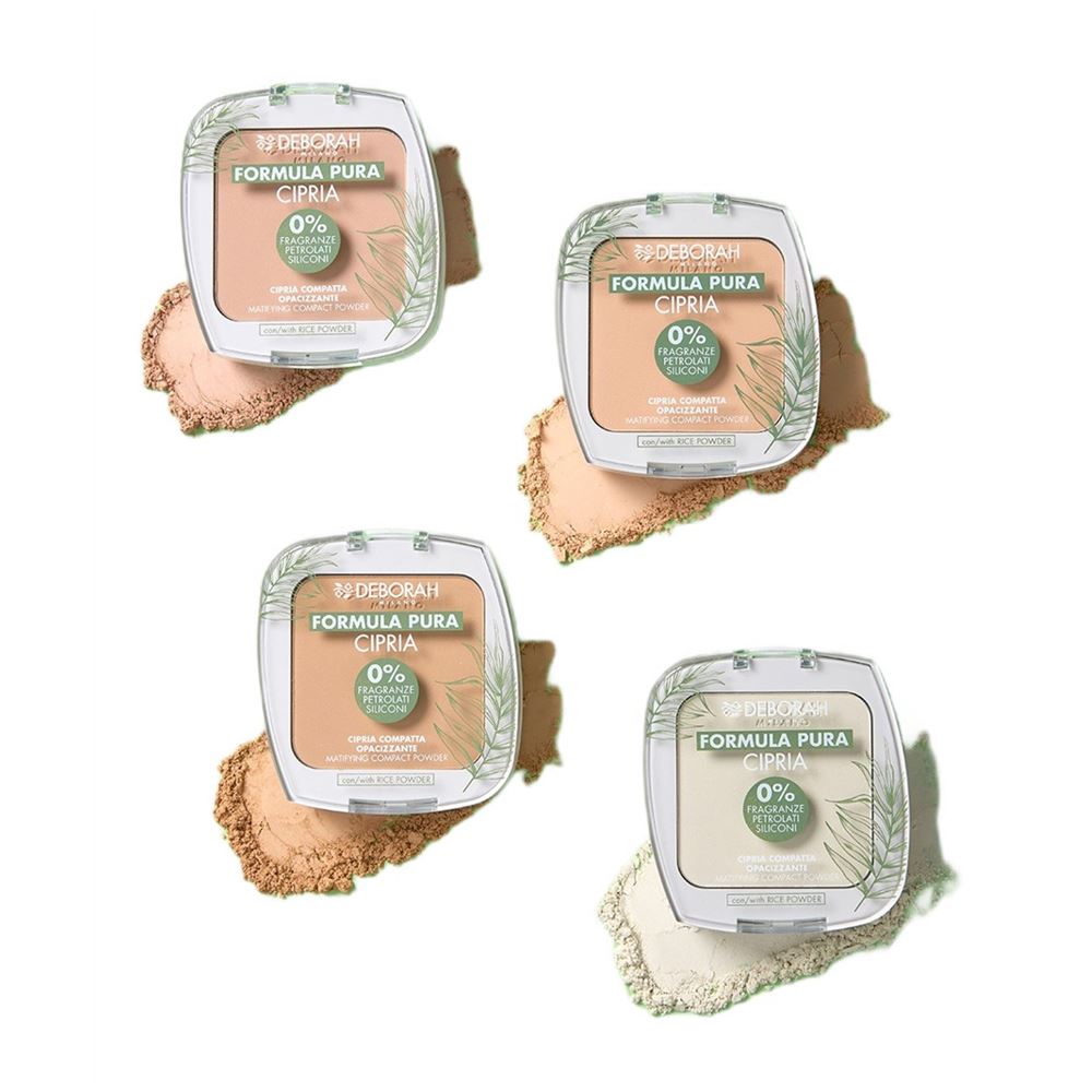 Deborah Milano Make Up Formula Pura Matifying Compact Powder Пудра для лица матирующая