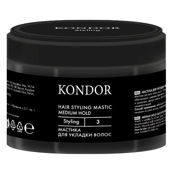 Kondor Styling Hair Styling Mastic Мастика для укладки волос средней фиксации 