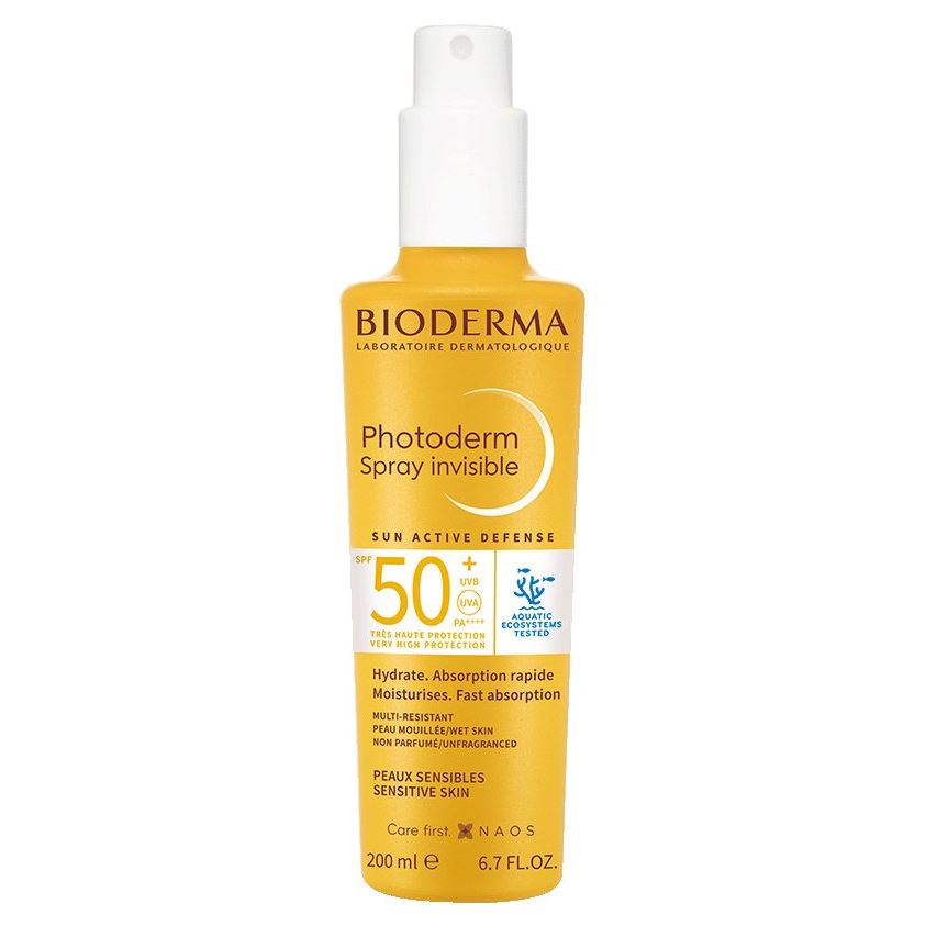 Bioderma Photoderm Photoderm Spray Invisible SPF50+ Солнцезащитный спрей для лица и тела 