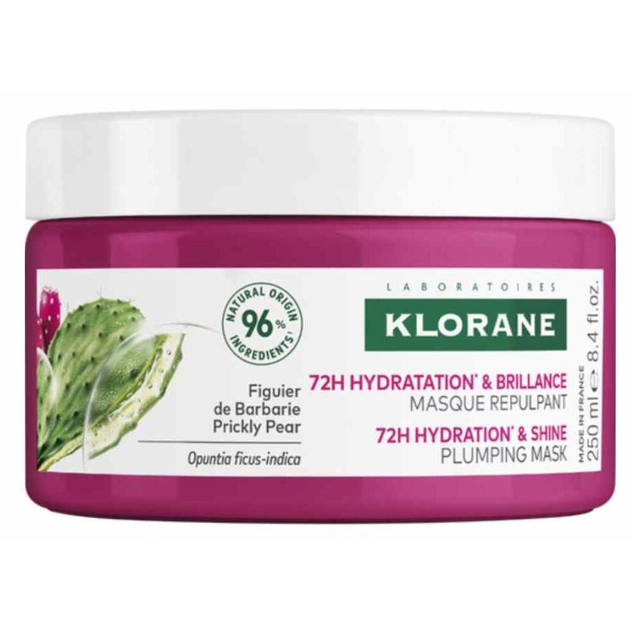 Klorane Your Hair Маска увлажняющая с Опунцией 72H Hydratation & Shine Plumping Mask Маска увлажняющая с Опунцией