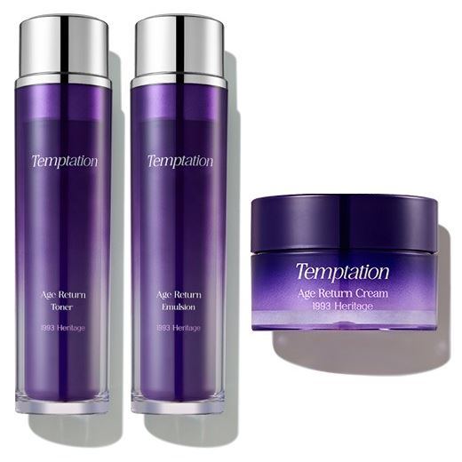 The Saem Face Care Набор Temptation Age Return Skin Care 2 Set Набор для лица уходовый: тонер, эмульсия, крем