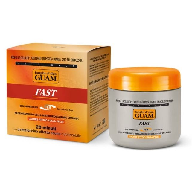 Guam fanghi d`Alga Маска  антицеллюлитная «Экспресс обертывание» разогревающая с турмалином Fanghi d’Alga Fir Fast Маска  антицеллюлитная «Экспресс обертывание» разогревающая с турмалином 
