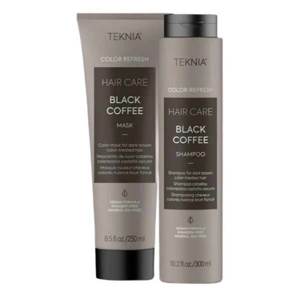 LakMe Teknia Color Refresh Black Coffee Set Набор: шампунь и маска для обновления цвета тёмно-коричневых оттенков волос 
