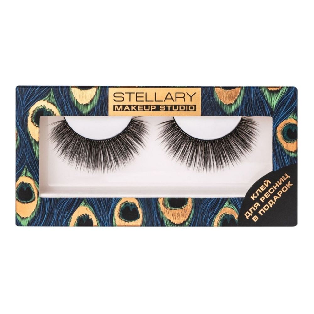 STELLARY Accessories False Eyelashes With Glue Pavlin Charms Набор накладные ресницы с клеем 