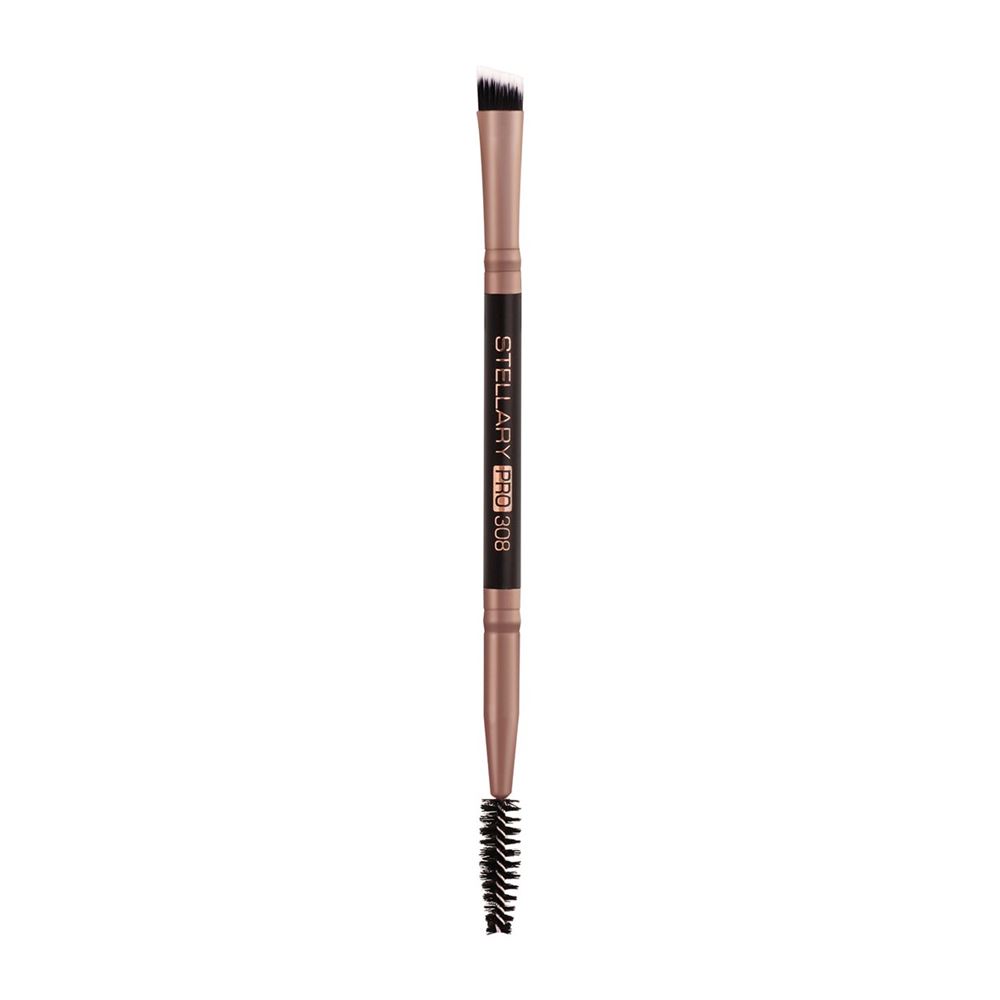 STELLARY Accessories 308 Eyebrow Brush Duo Кисть для бровей двусторонняя