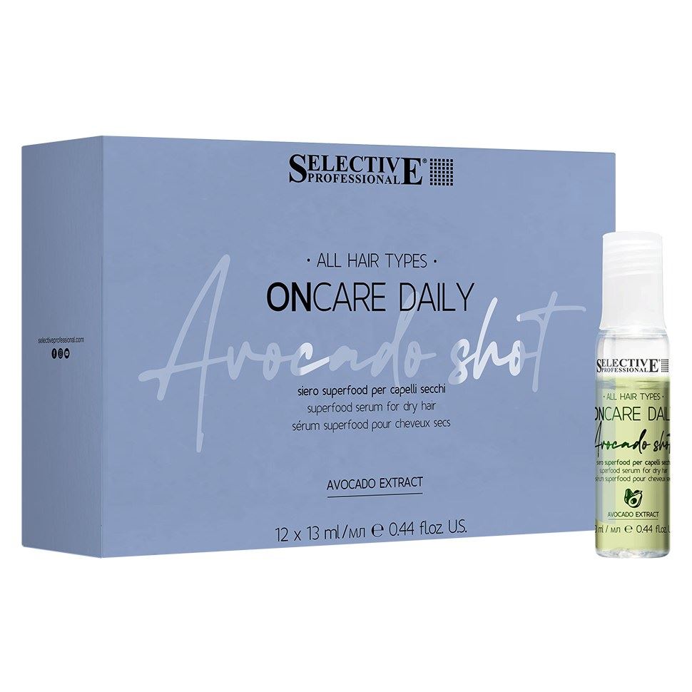 Selective Professional ONcare NUTRITION OnCare Daily Avocado Shot Сыворотка-суперфуд для волос 