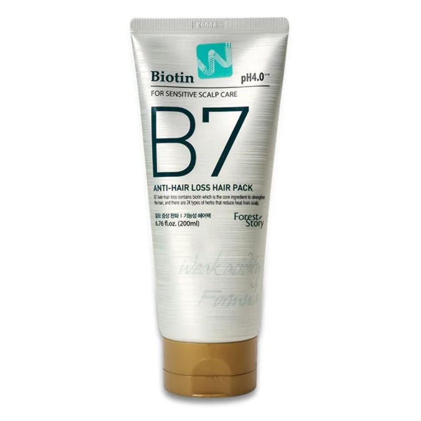 Welcos Hair Care Forest Story B7 Anti Hair Loss Hairpack Маска для волос против выпадения с биотином 
