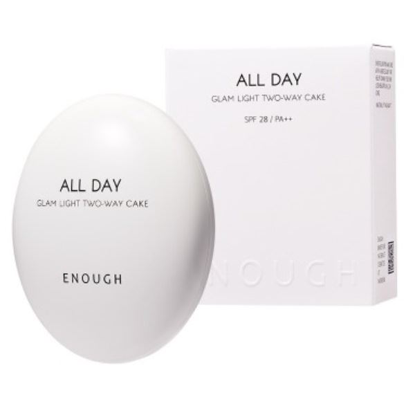 Enough Make Up All Day Glam Light Two-Way Cake SPF 28 PA++  Пудра для лица + запасной блок