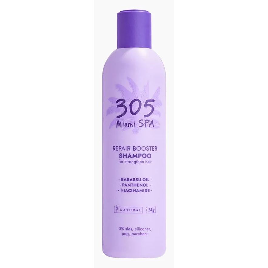 305 by Miami Stylists Hair Care Repair Booster Shampoo Шампунь «Интенсивное восстановление» для сухих и поврежденных волос