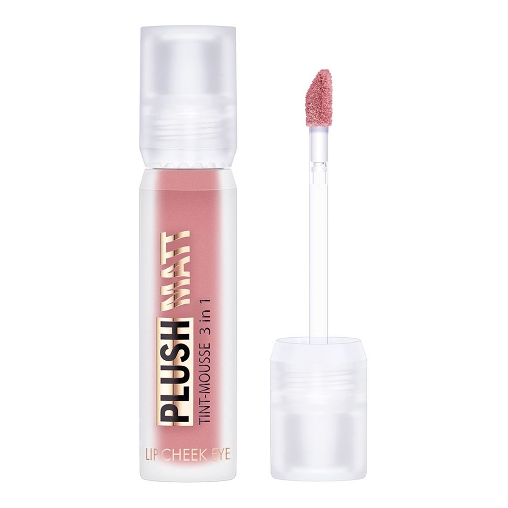 Luxvisage Make Up Тинт-мусс для губ 3 в 1 Plush Matt Тинт-мусс 3 в 1 для губ, щек и век 